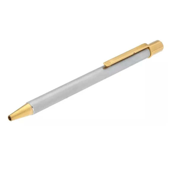 Cartier Santos BALLPOINT PEN F227815 Steel color lacquer gold plated Japan - Picture 2 of 16